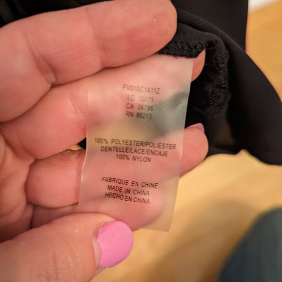 Tristan NWOT Sheer Black Blouse - Picture 8 of 8